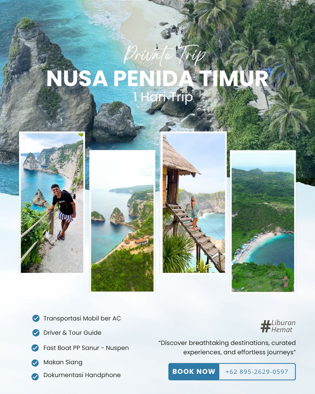 Private Trip Nusa Penida Timur 1 Hari